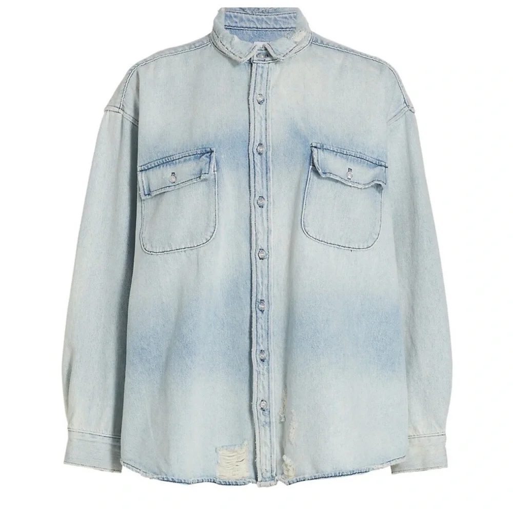 NSF Busy Boyfriend Denim Shirt​​ - Picture 3 of 8